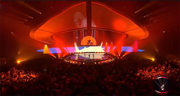 欧洲电视歌唱大赛 多媒体舞台设计 数虎图像